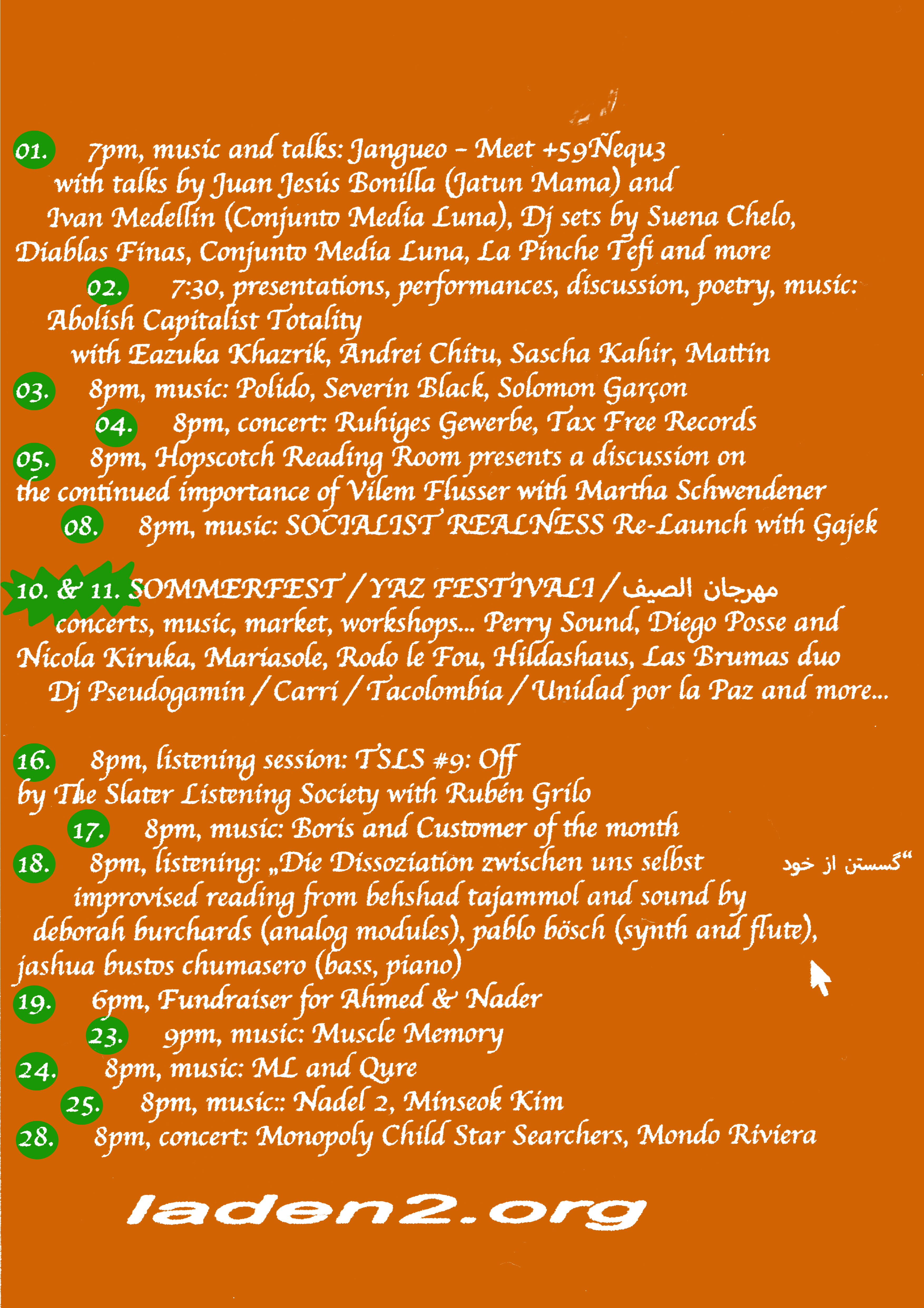 Laden 2 July Program 2026 &mdash; Page 2